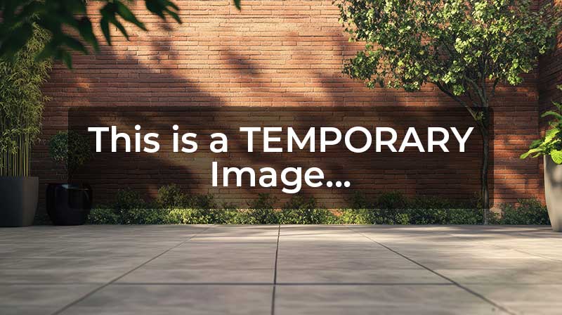 Concrete slab prepared for a shed or small structure